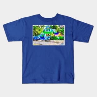 Victorian Gingerbread Cottage 14 Kids T-Shirt